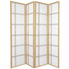 4 Panel Cross Room Divider Screen